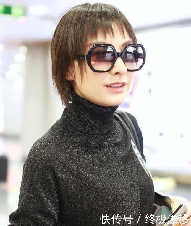 吴昕换新发型又美了,阔腿裤搭的好拉风,腰细腿