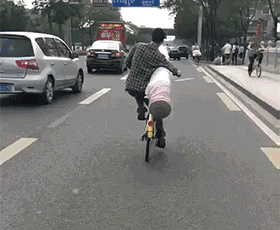 爆笑gif:有史以来最酷的汪星人!豪车配墨镜,见过吗?