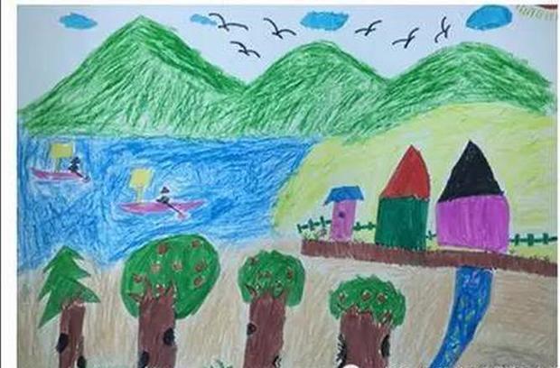 用美好人生,我爱家乡为主题做一幅绘画 六年级