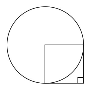 一个正方形的面积是5平方厘米以它的边长为半