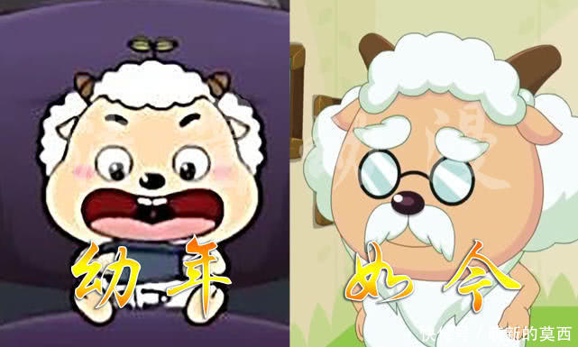 喜羊羊角色的今昔形象对比,慢羊羊幼时很显老,灰太狼像个二哈 利发国际玛雅