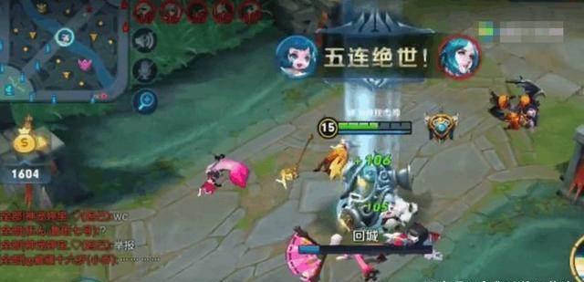 王者荣耀:游戏中最诡异的五杀局面,蔡文姬五杀