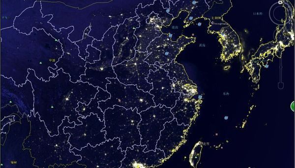 怎么使用谷歌地球夜景卫星地图