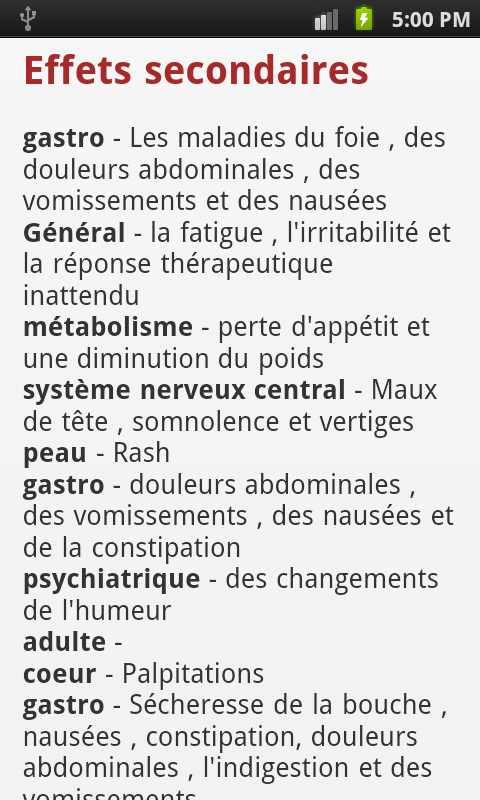 Dictionnaire des médicaments截图2