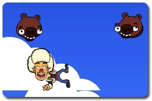 光头强踩熊二,光头强踩熊二小游戏,360小游戏