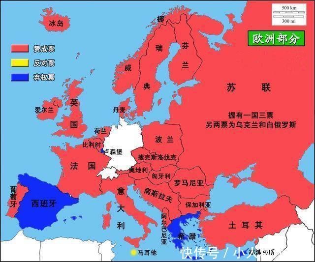 1971年中国重返联合国， 35国反对，欧洲仅1国，面积不足半个香港