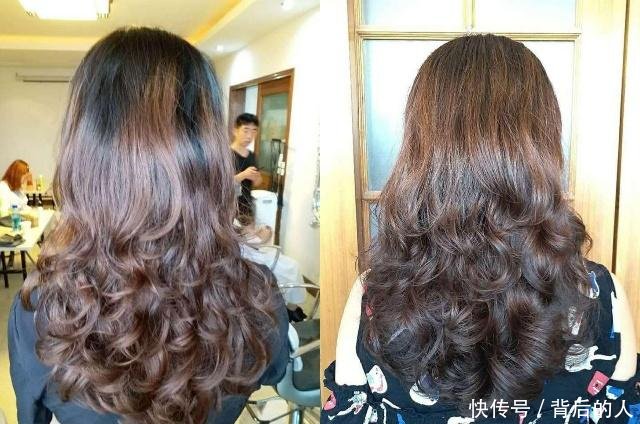 热烫比烫发好过年v图片齐肩有点a图片,中图片长发烫发圆脸发型冷烫图片