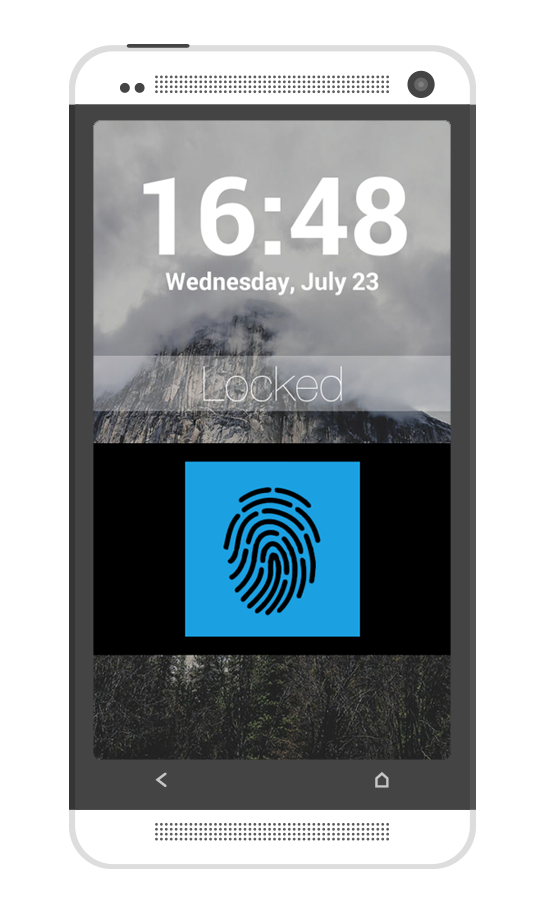 指紋鎖屏截图4