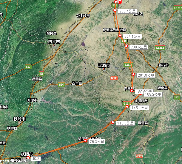 抚顺经梅河口到长春高速多少公里_360问答
