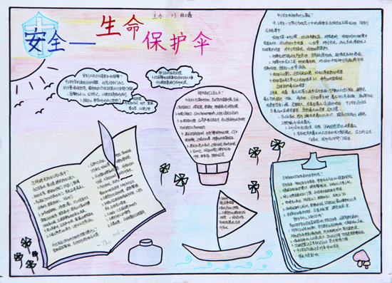 小学生一年级安全画报下载