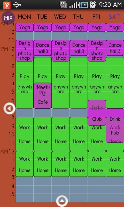 课程表 Timetable Spread！2截图3