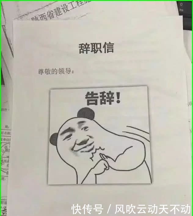 员工用心理写辞职信,求领导们的阴影表情面没头了表情包图片
