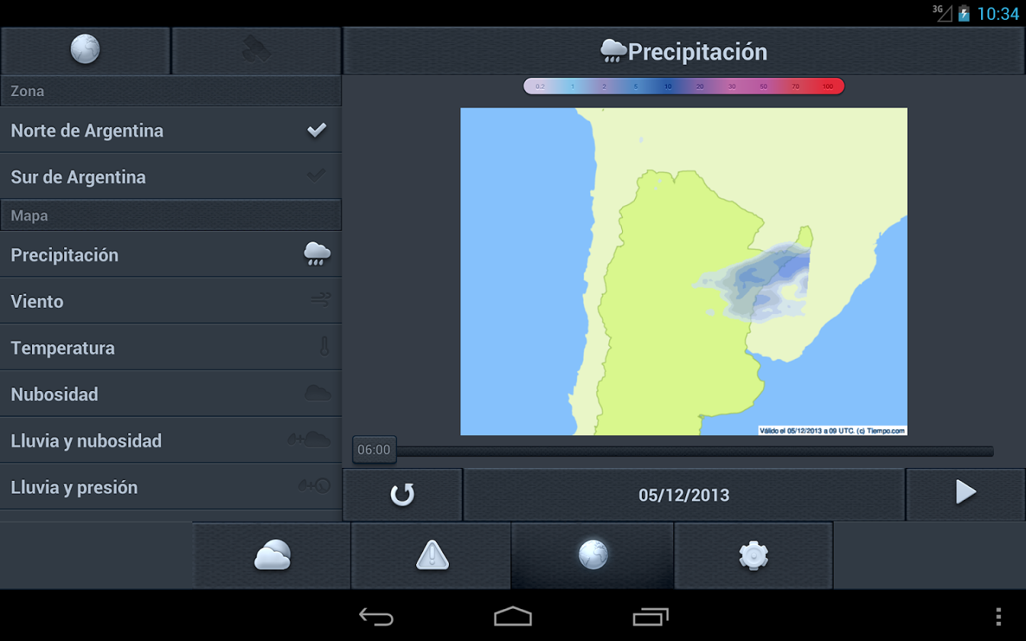 El Tiempo en Argentina 14 días截图8