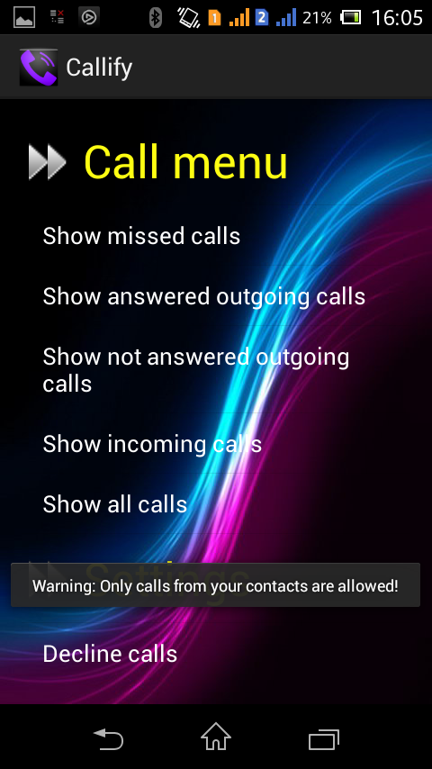 Callify - call blocker截图5