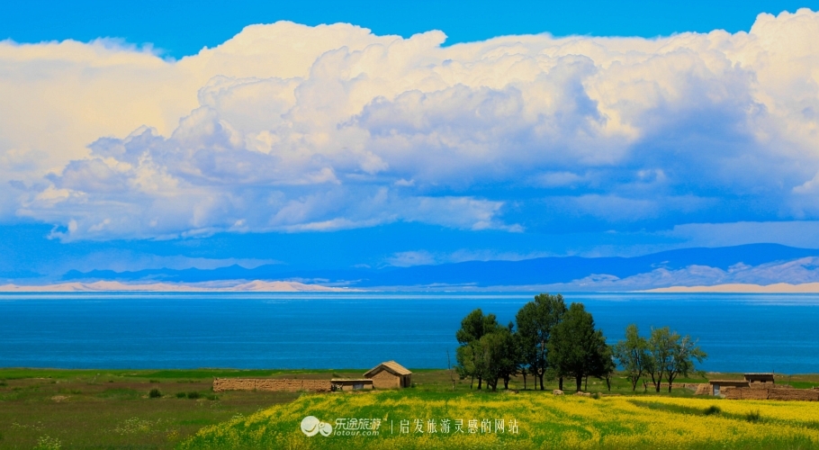 七月的青海湖,一个彩色的梦
