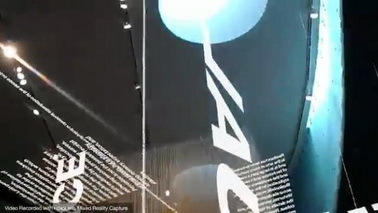 微软HoloLens立起“排版风格”全息雕塑 科技感十足