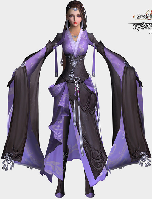 《剑网3》重制版万花秦风校服一览