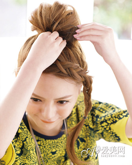 三款编发教程图解三分钟打造清新女神_360问