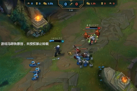 3分46秒,双方线上接触仅仅2分钟,王者ez单杀掉了青铜ez,比赛结束!