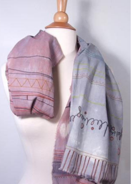 长围巾的各种围法新潮系法图解:[1]8型结