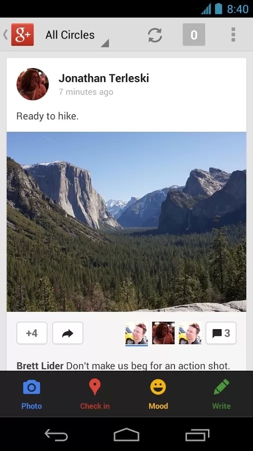 Google+截图3