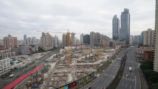 徐家汇中心最新进展: \"浦西第一高楼\"离我们又进一步