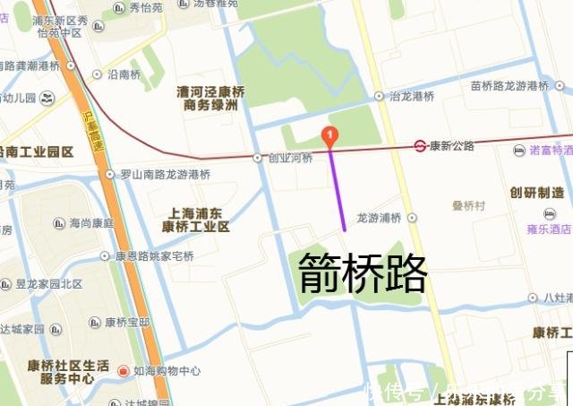 解析浦东新区在上海轨道交通11号线康新公路