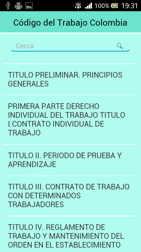 Código del Trabajo Colombia截图1