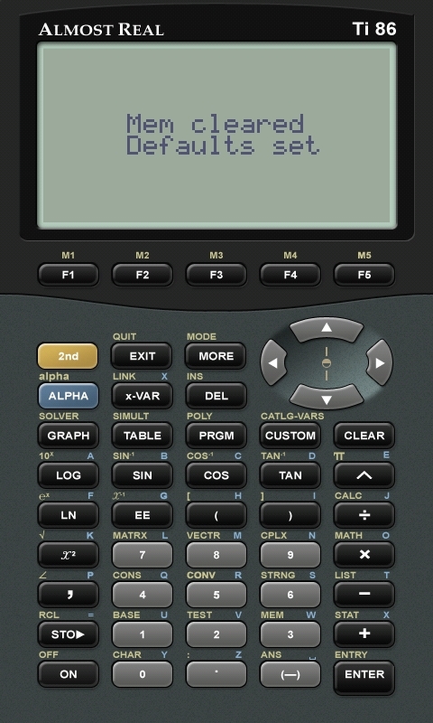 TI-86模拟计算器截图1