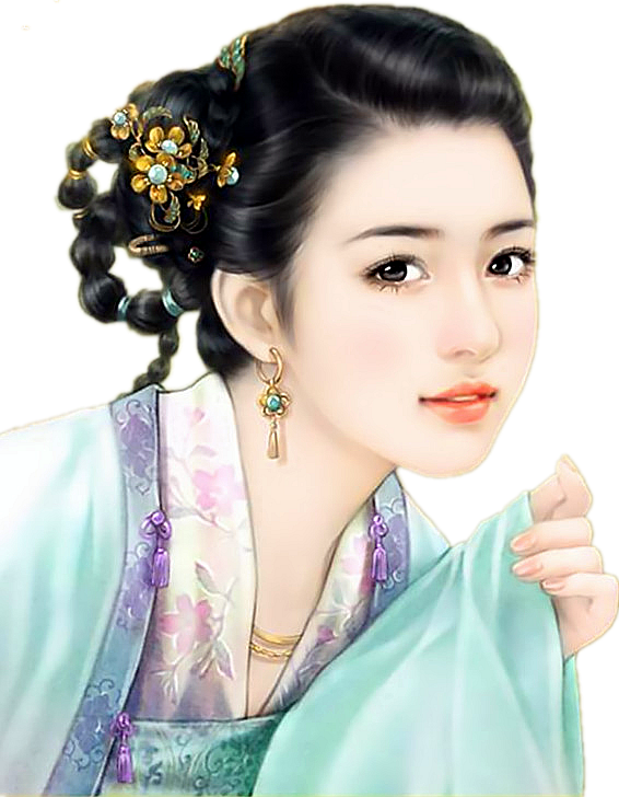 古风手绘美男立绘_手绘