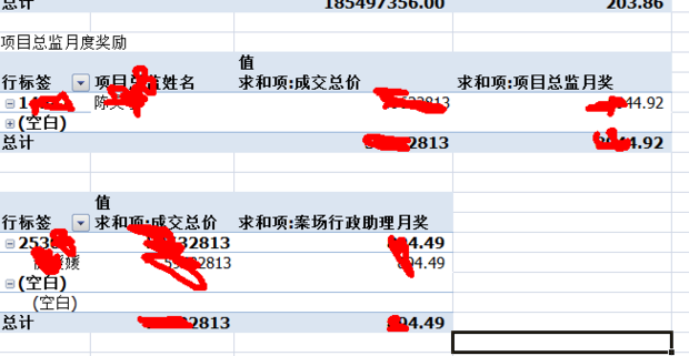 数据透视表怎么两行合并一行,上面有个表,我想