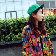 谁有类似这样的女生戴帽子侧脸头像?