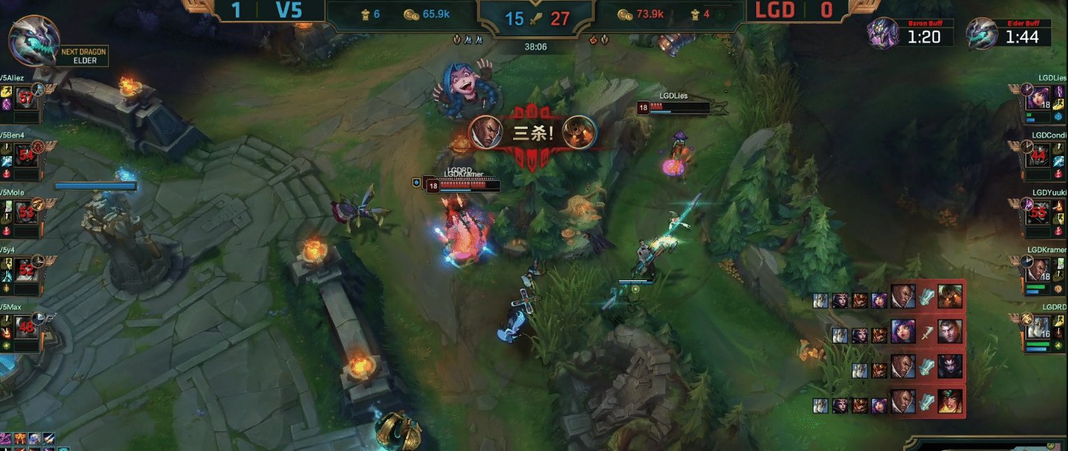 LGD逆风翻盘扳回一城,解说米勒评价Kramer吃