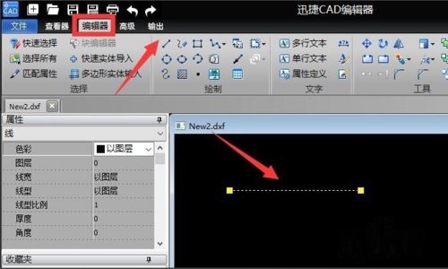 中弹CAD颜色线条图纸cad怎么表示簧更改图片