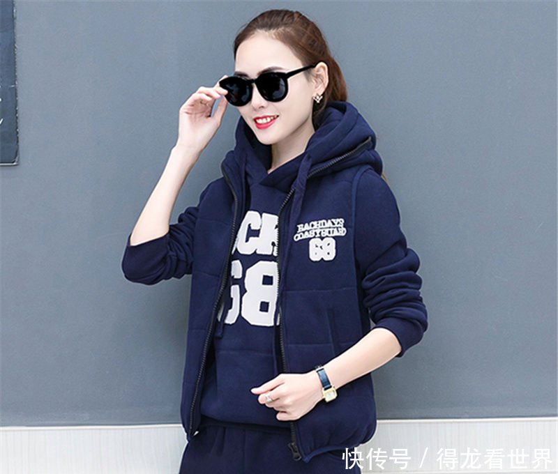 老婆又土又懒,建议瞧瞧新式卫衣套装,时髦减