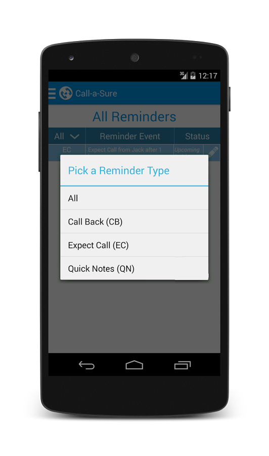 Call-a-Sure: Call Reminders截图5