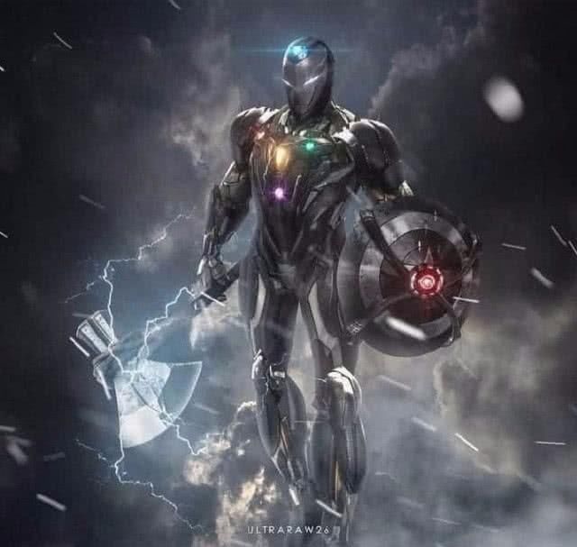 漫威《复联4》最新概念海报,灭霸暴揍绿巨人