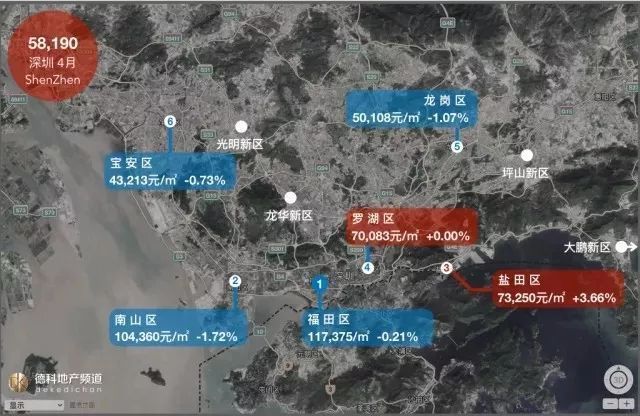 4月全国18座热门城市房价地图出炉,重庆房价11842元\/㎡