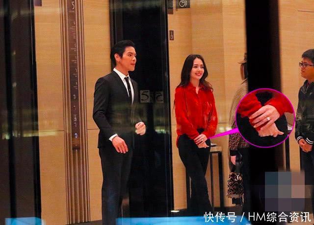 向佐求婚郭碧婷成功?郭碧婷戴巨型婚戒现身酒