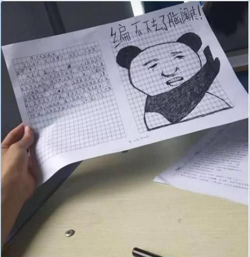 90后颤抖吧!小学生觉得表情斗试卷,还有利用表情包我系列手绘彩星图片