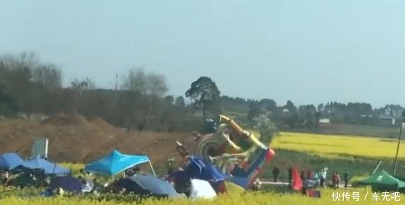 又一起!河北涞源突发龙卷风掀翻充气堡,2儿童