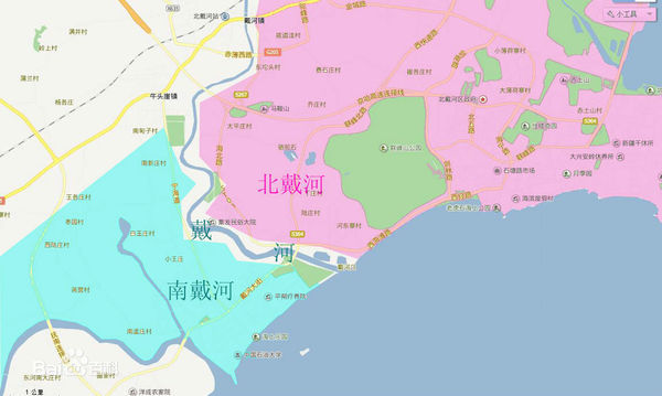 戴河位于河北省秦皇岛市北戴河区的最西部,横跨秦皇岛市的抚宁区和