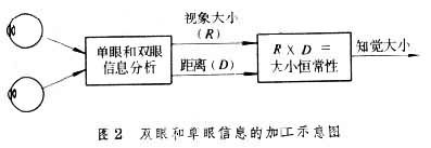 然而,在通常情况下,人们仍能较正确地感知不同距离的对象的实际大小