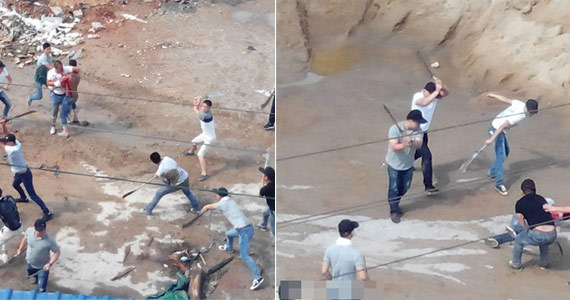 江西数十男子持马刀砍村民图片