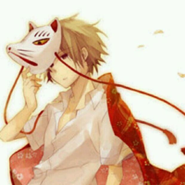 兄妹之间的QQ头像动漫(带狐狸面具)_360问答