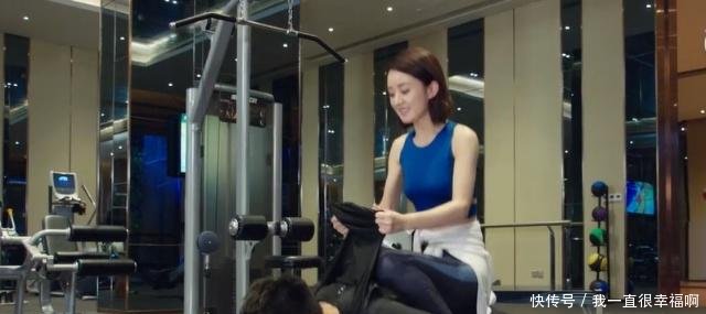 约会去健身房赵丽颖和金瀚剧中高难度健身,秀