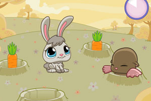 小兔子吃胡萝卜,小兔子吃胡萝卜小游戏,360小