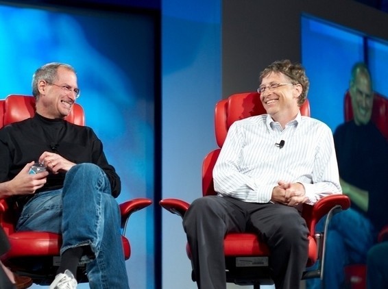 比尔-盖茨和史蒂夫·乔布斯