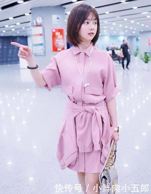 看到12岁的多多和28岁的谭松韵撞衫,难怪黄磊