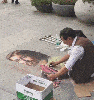 搞笑gif: 一不小心,装逼失败,看来差不多废了!